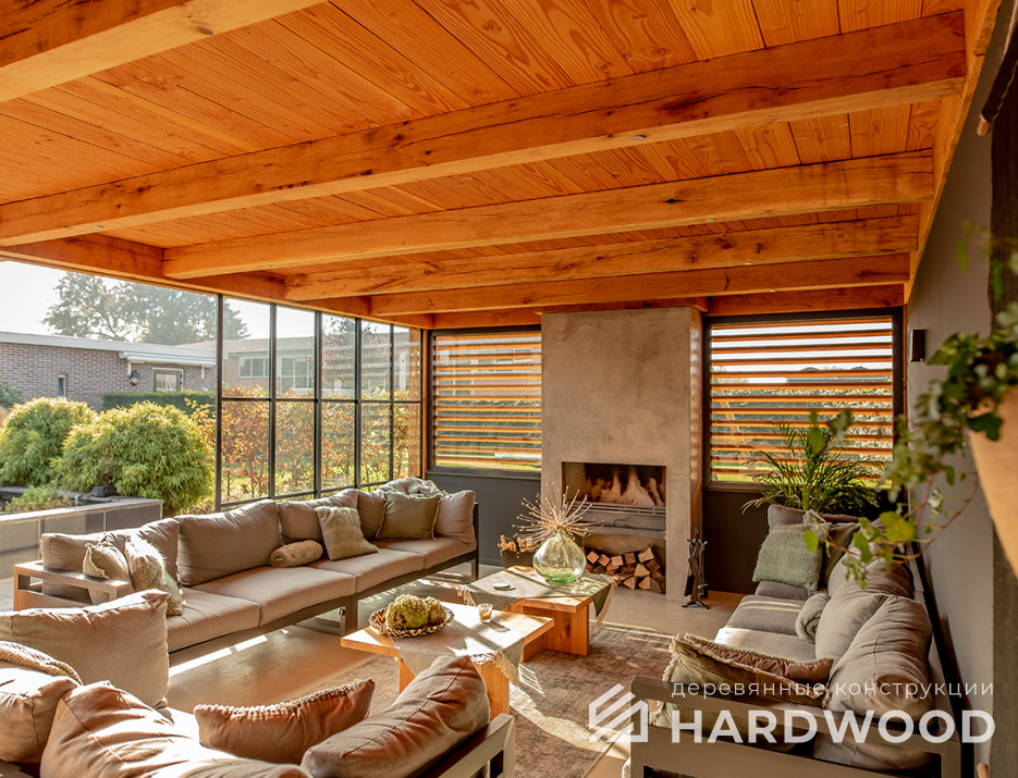 Застекленная беседка для дачи №26 - фото 1487