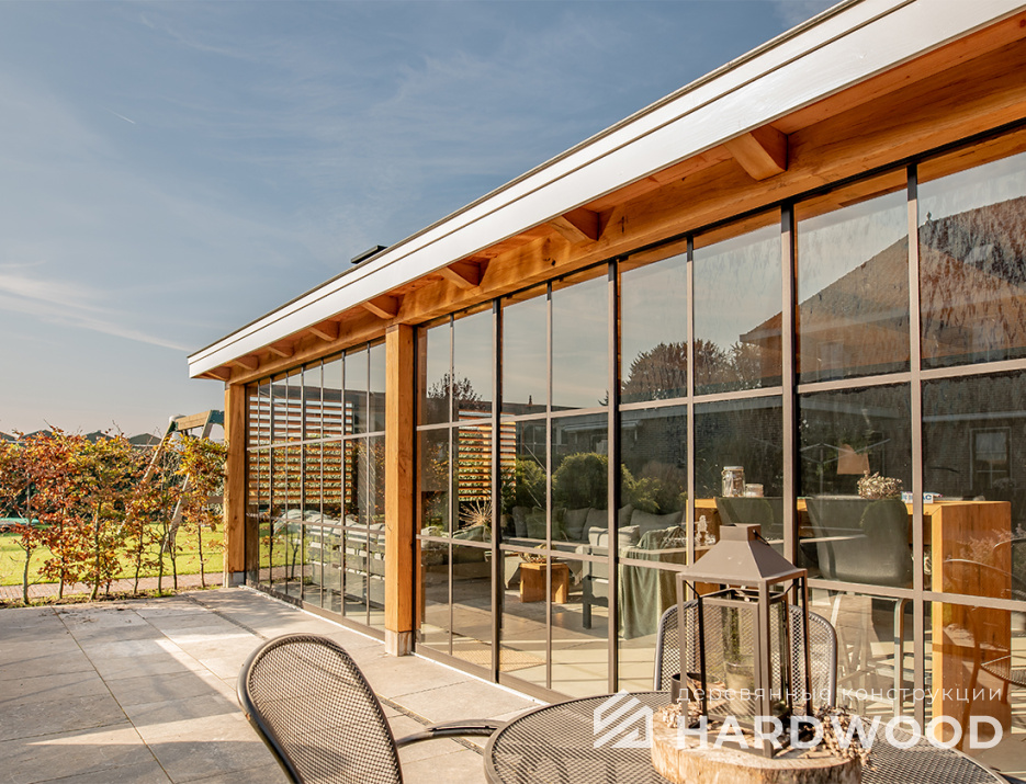 Застекленная беседка для дачи №26 - фото 1483