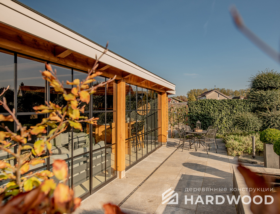 Застекленная беседка для дачи №26 - фото 1484