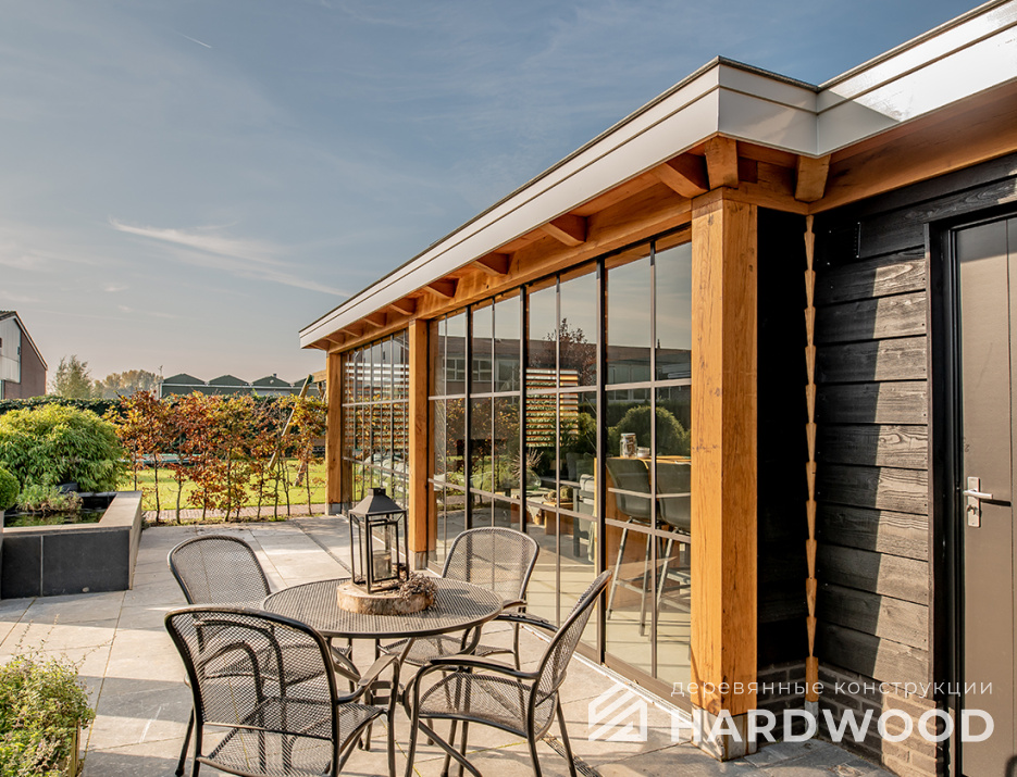 Застекленная беседка для дачи №26 - фото 1480